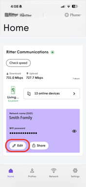 Plume Home_Change Network Name 1